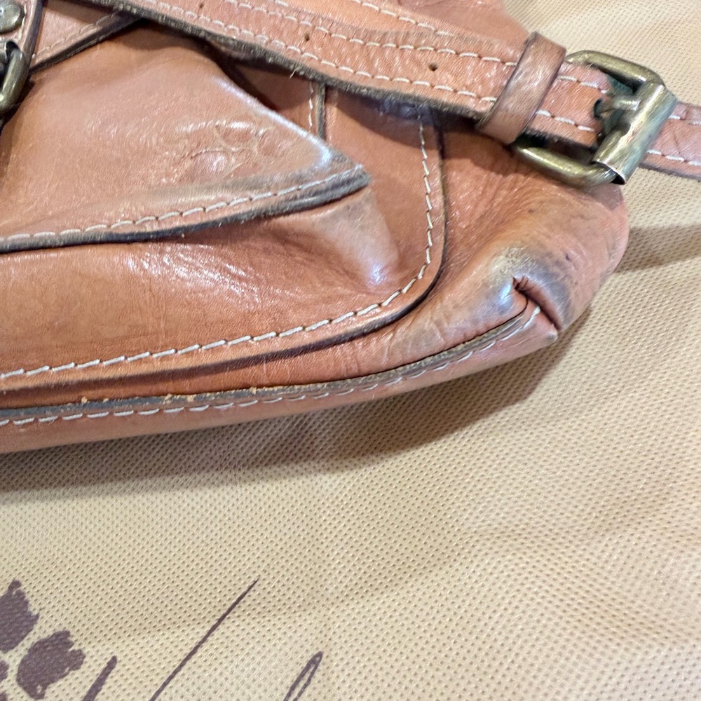Patricia Nash Tan Leather Envelope Flap Crossbody - Picture 2 of 15